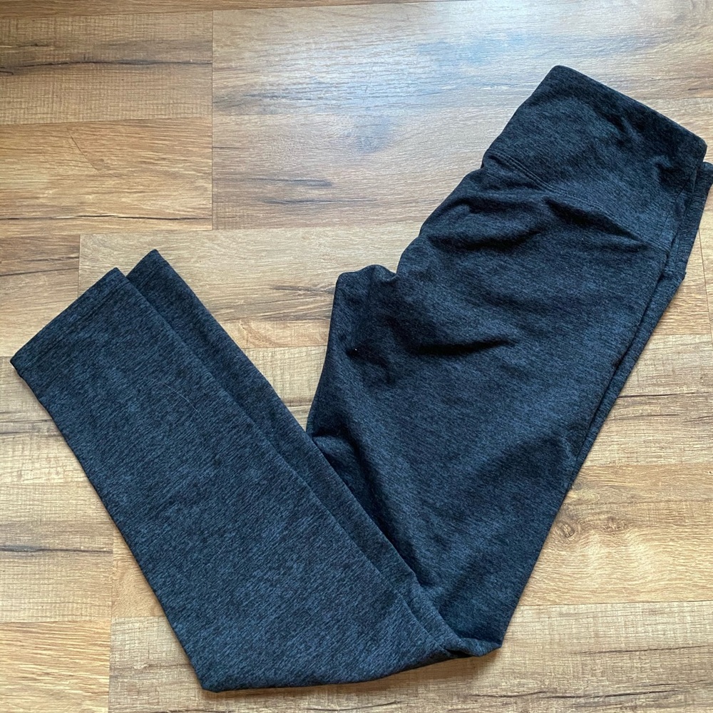 Dark gray/navy color. High waisted leggings